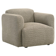 Dorset - Fabric Upholstered Round Track Arm Accent Chair