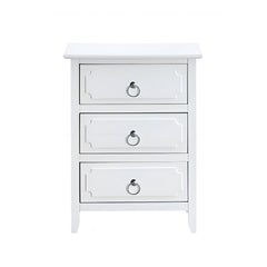 Daniel - 3 Drawer Nightstand - White
