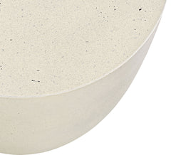 Reggio - Concrete Indoor / Outdoor End Table - Cream