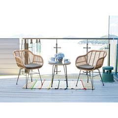 Antibes - 3 Piece Outdoor Patio Conversation Set