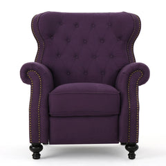 Modern Manual Push Back Recliner Chair