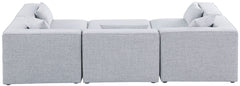 Cube - Linen 6 Piece Modular Sectional