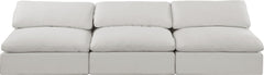 Comfy - Linen Modular Armless Sofa 3 Seats