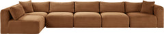 Shaggy - Fabric 6 Piece Modular Sectional