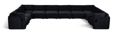 Hammond - Velvet Performance Fabric Upholstered 10 Piece Sectional