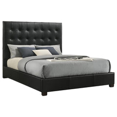 Medley - Genuine Leather Platform Bed