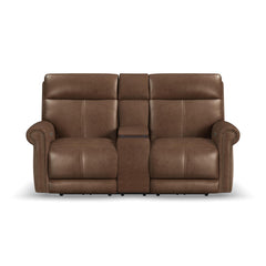 Alexander - Power Reclining Loveseat With Console, Power Headrest & Lumbar