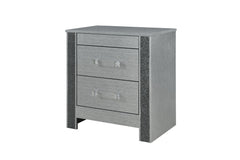 Logan - Nightstand - Silver