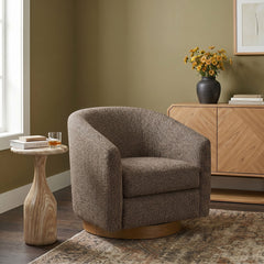Modra - Performance Fabric Upholstered Swivel Accent Chair