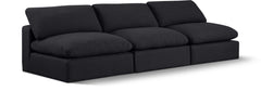 Comfy - Linen Modular Armless Sofa 3 Seats