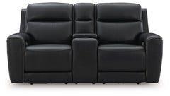 5Z-Comfort - Relaxation - Power Reclining Loveseat with Console / Adj Headrest