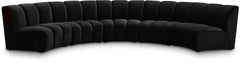 Infinity - 5 Piece Velvet Modular Sectional