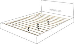 Vaughn - Chenille Bed With Black Base
