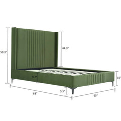 Promenade - Bed With Upholstered Headboard And Slats