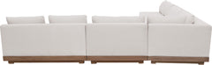 Solace - Olefin 5 Piece Outdoor Patio Modular Sectional