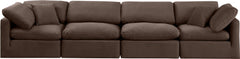 Indulge - Velvet 4 Seat Modular Sofa