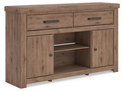 Garistyn - LG TV Stand With Fireplace Option