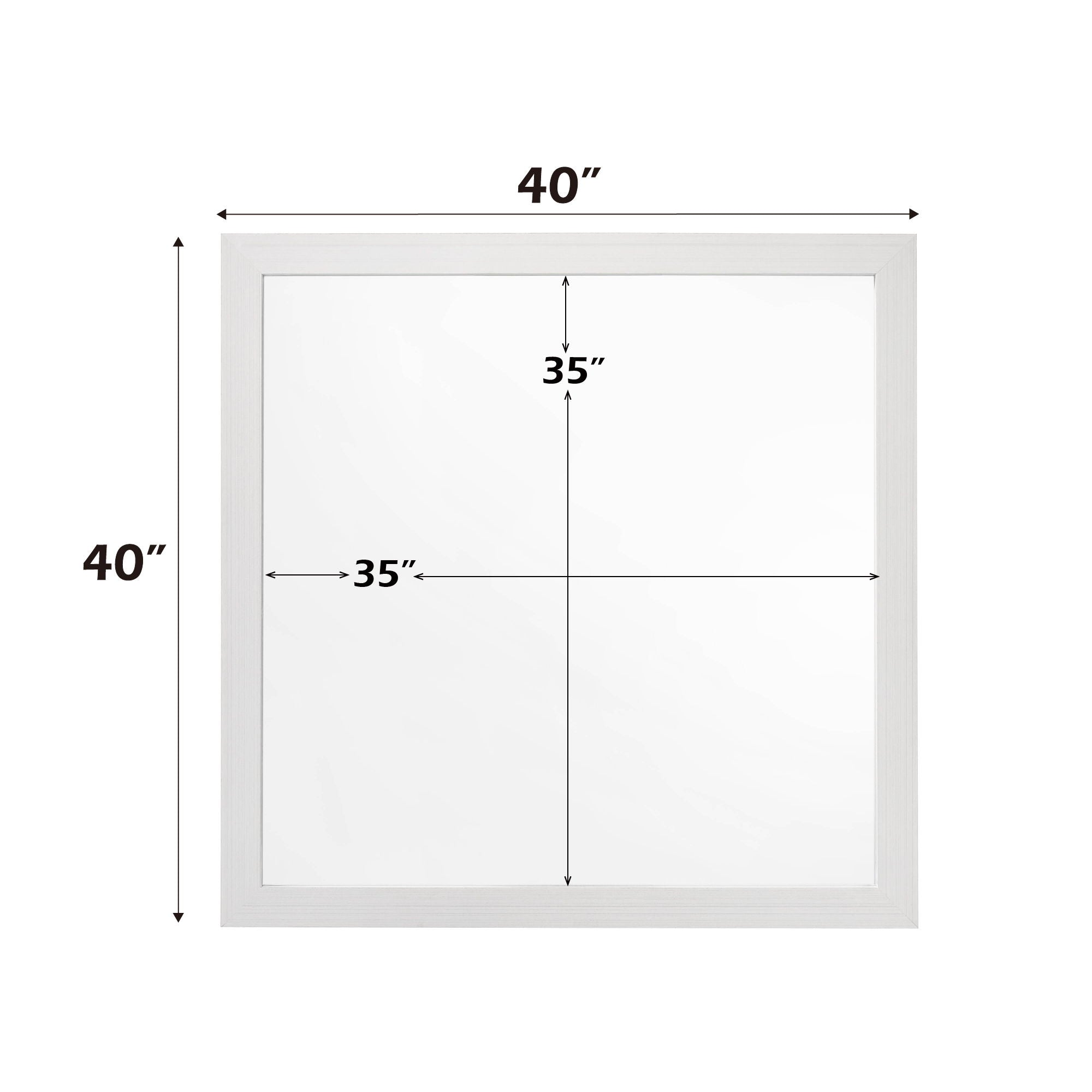Casilda - Mirror - White