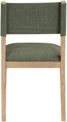 Avon - Linen Textured Performance Fabric Upholstered Dining Side Chair (Set of 2)