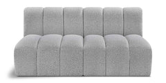 Arc - Boucle Fabric 2 Seats Modular Sofa