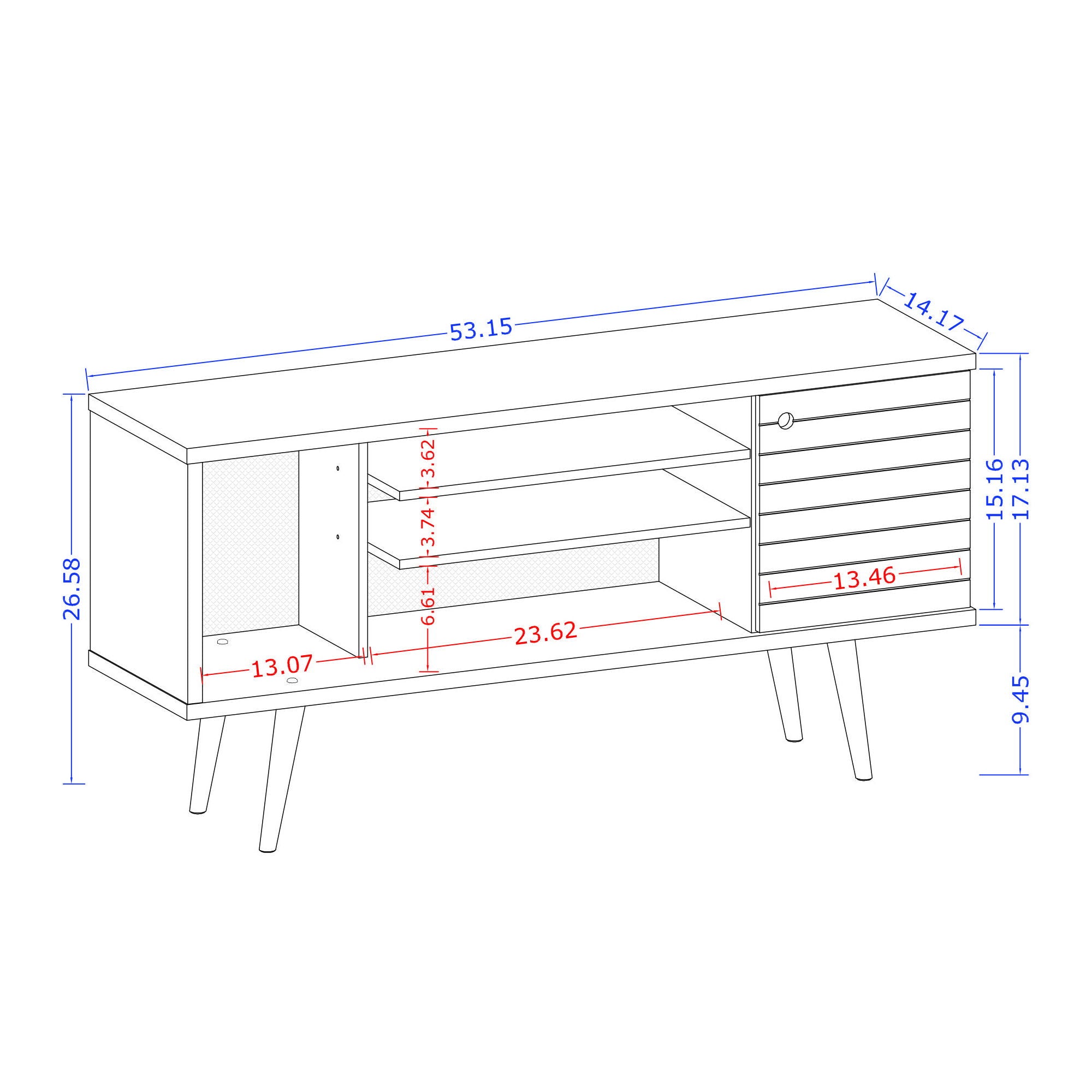 Liberty - Smart Storage Design TV Stand