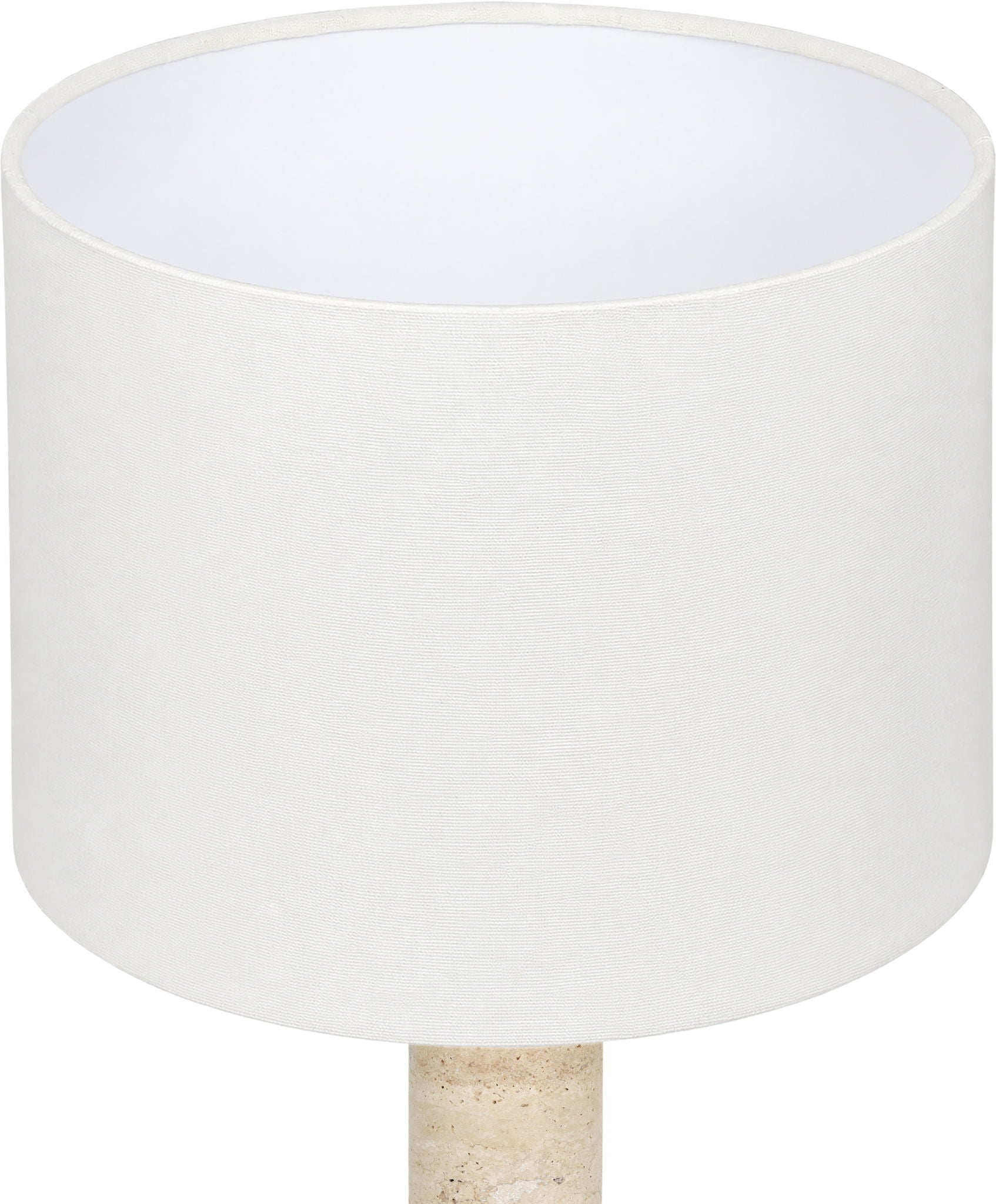 Opaline - Linen Textured Fabric And Brass Table Lamp