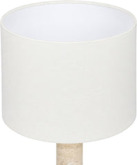 Opaline - Linen Textured Fabric And Brass Table Lamp