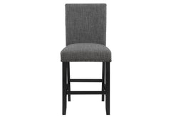 5 Piece Dining Room Set (D40011 Bar Table And D1622 Four Bar Stools) - Dark Gray