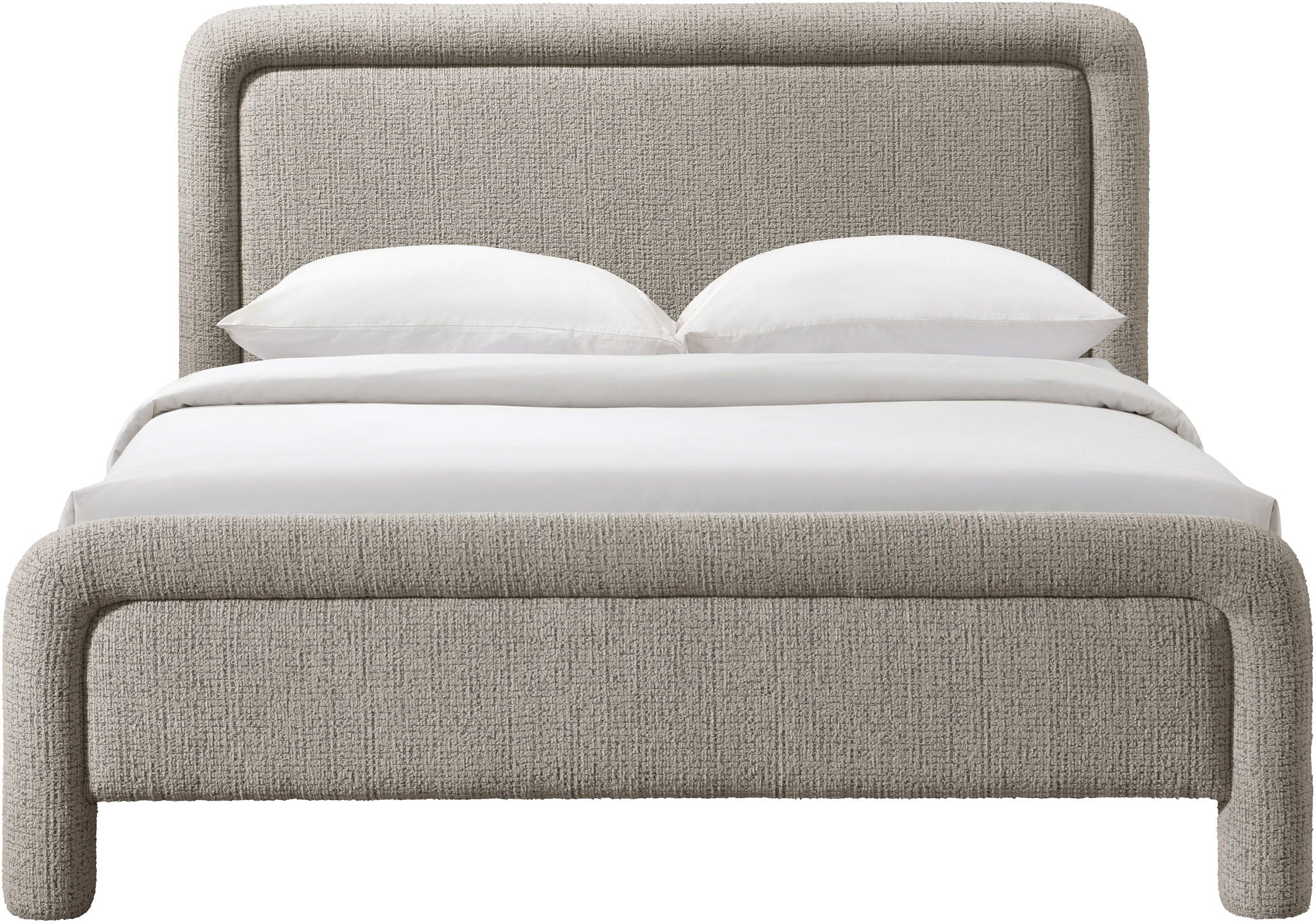 Baylor - Fabric With Interwoven Chenille Upholstered Bed