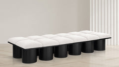 Pavilion - 12 Piece Modular Bench With Black Base