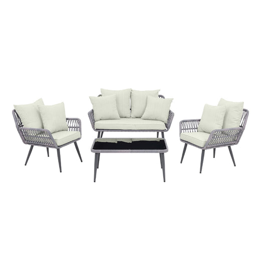 Portofino - 4 Piece Outdoor Conversation Set