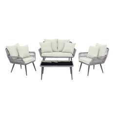 Portofino - 4 Piece Outdoor Conversation Set