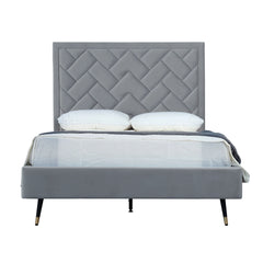 Crosby - Bed With Upholstered Headboard And Slats