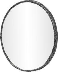 Hammer - Round Iron Mirror