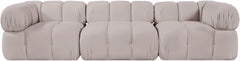 Orin - Velvet Performance Fabric Upholstered 3 Piece Modular Sofa