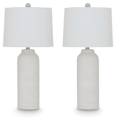 Vauville - Poly Table Lamp (Set of 2) - White