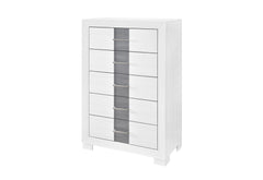 Optimus - 5 Piece Queen Bedroom Set - White