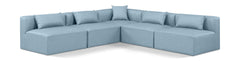Cube - 5 Piece Modular Corner Armless Sectional