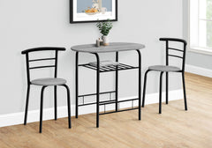 3 Pieces Dining Table Set, Small, Contemporary & Modern