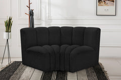 Arc - Boucle Fabric 2 Piece Modular Sofa