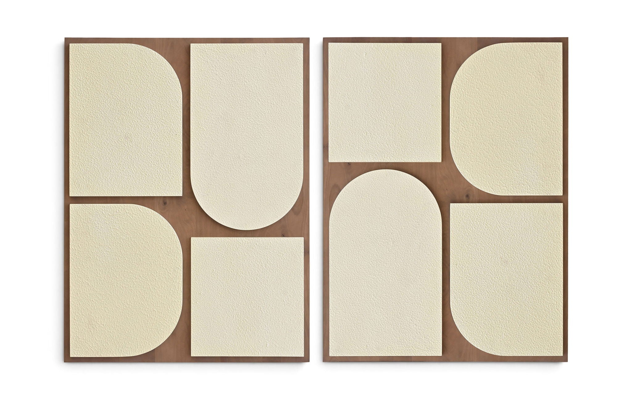 Icon - Mango Wood 2 Piece Wall Art