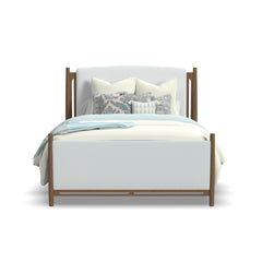 Verona - Queen Upholstered Bed - White