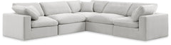 Comfy - 5 Piece Velvet Modular Corner Sectional