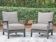 Cove Beach - Lounge Chair With Cushion (Set of 2) - Gray