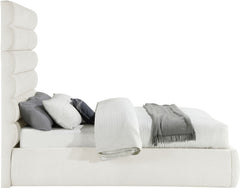 Adam - Linen Fabric Bed With 70.5" Headboard