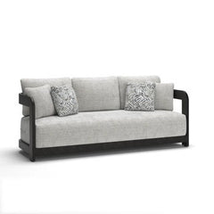 Salina Bay - Sofa With Cushion - Black / Gray
