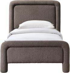 Baylor - Fabric With Interwoven Chenille Upholstered Bed