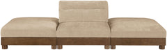 Turin - Chenille Fabric Upholstered Modular Sectional - Beige