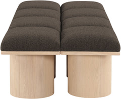 Pavilion - 8 Piece Modular Bench With Natural Base