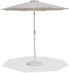 Fiji - Aluminum Patio Umbrella With Round White Base